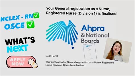 ahpra application for general registration.